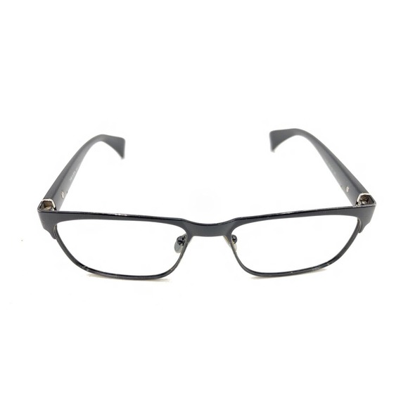 Prada VPR 61P FAD-1O1 Black Silver Eyeglasses Frames 53-16 140 Italy Designer - Picture 2 of 12
